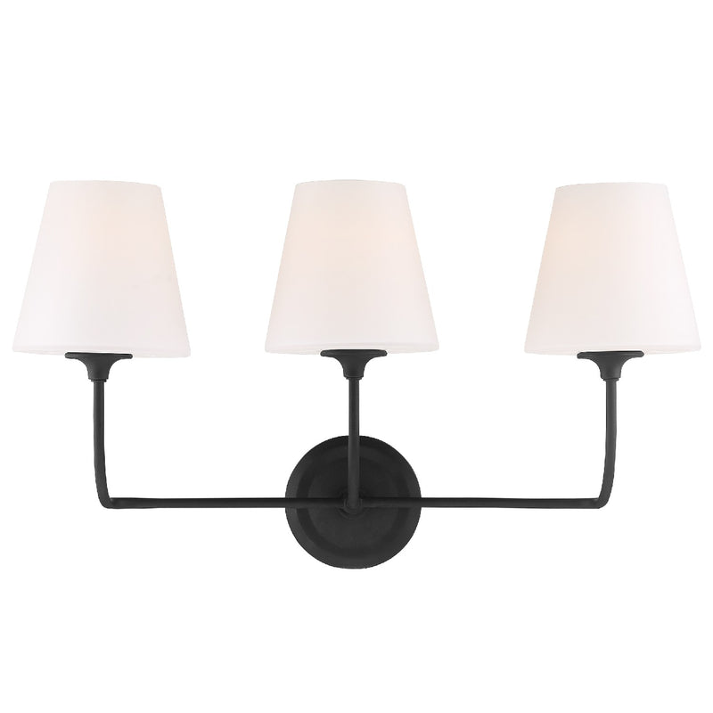 Crystorama 2443-OP-BF Sylvan Three Light Bathroom Vanity Black Forged Main Image.jpg
