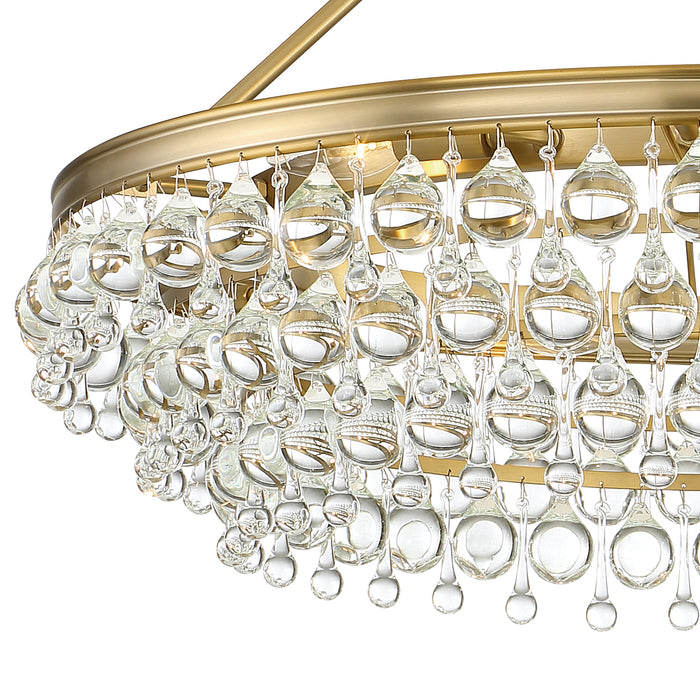Crystorama 275-VG Calypso Six Light Chandelier Vibrant Gold Alternate Image.jpg