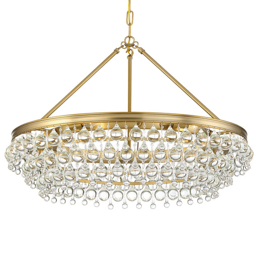 Crystorama 275-VG Calypso Six Light Chandelier Vibrant Gold Main Image.jpg