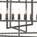 Crystorama 337-RS Capri Nine Light Chandelier Raw Steel Alternate Image 2.jpg
