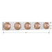 Crystorama 508-GA-SA Broche Five Light Bathroom Vanity Antique Gold / Antique Silver Alternate Image 2.jpg
