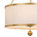 Crystorama 518-GA Broche Six Light Chandelier Antique Gold Alternate Image 2.jpg