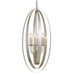 Crystorama 597-SA Luna Six Light Chandelier Antique Silver Main Image.jpg