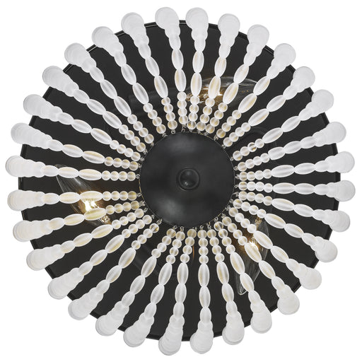 Crystorama 600-MK Rylee Three Light Flush Mount Matte Black Alternate Image.jpg