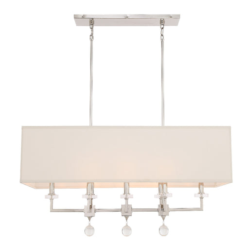 Crystorama 8109-PN Paxton Eight Light Chandelier Polished Nickel Alternate Image.jpg
