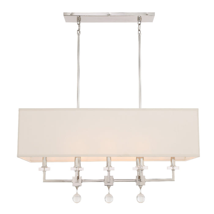 Crystorama 8109-PN Paxton Eight Light Chandelier Polished Nickel Alternate Image.jpg