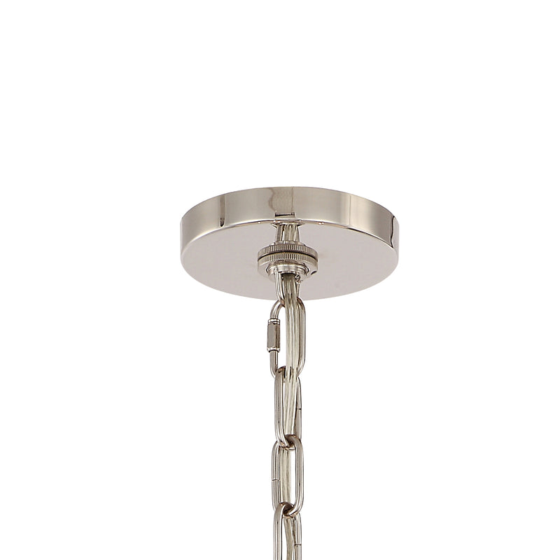 Crystorama 8116-PN Paxton Six Light Chandelier Polished Nickel Alternate Image 2.jpg