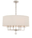 Crystorama 8116-PN Paxton Six Light Chandelier Polished Nickel Main Image.jpg