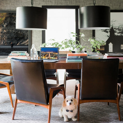 Crystorama 8686-MK-WH Alston Six Light Chandelier Matte Black / White Alternate Image.jpg