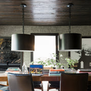 Crystorama 8686-MK-WH Alston Six Light Chandelier Matte Black / White Alternate Image 2.jpg