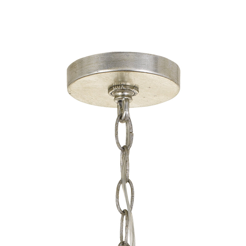 Crystorama BRI-3006-SA Brielle Six Light Chandelier Antique Silver Alternate Image 2.jpg
