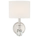Crystorama CHI-211-PN Chimes One Light Wall Sconce Polished Nickel Main Image.jpg