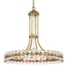 Crystorama CLO-8898-AG Clover Eight Light Chandelier Aged Brass Main Image.jpg