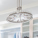 Crystorama CLO-8898-BN Clover Eight Light Chandelier Brushed Nickel Alternate Image 4.jpg