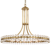 Crystorama CLO-8899-AG Clover 12 Light Chandelier Aged Brass Main Image.jpg