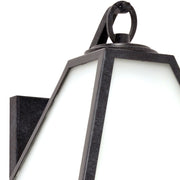 Crystorama GLA-9701-OP-BC Glacier One Light Outdoor Wall Sconce Black Charcoal Alternate Image 2.jpg