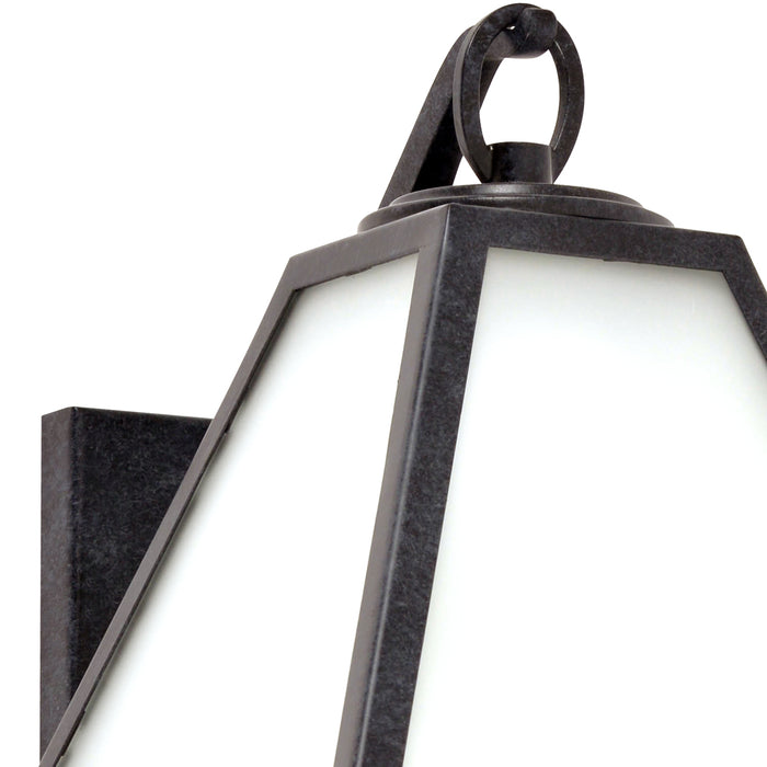 Crystorama GLA-9701-OP-BC Glacier One Light Outdoor Wall Sconce Black Charcoal Alternate Image 2.jpg