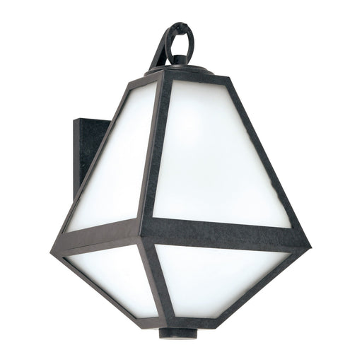 Crystorama GLA-9701-OP-BC Glacier One Light Outdoor Wall Sconce Black Charcoal Main Image.jpg