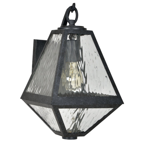 Crystorama GLA-9701-WT-BC Glacier One Light Outdoor Wall Sconce Black Charcoal Alternate Image.jpg