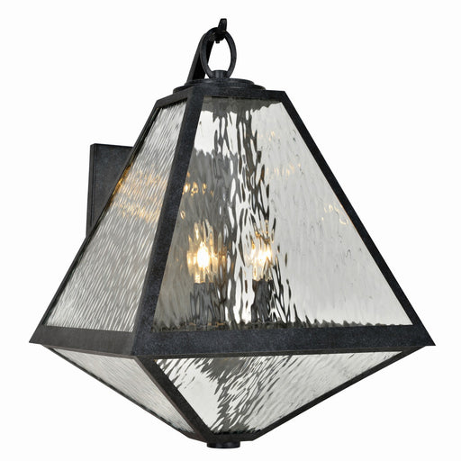 Crystorama GLA-9702-WT-BC Glacier Three Light Outdoor Wall Sconce Black Charcoal Main Image.jpg