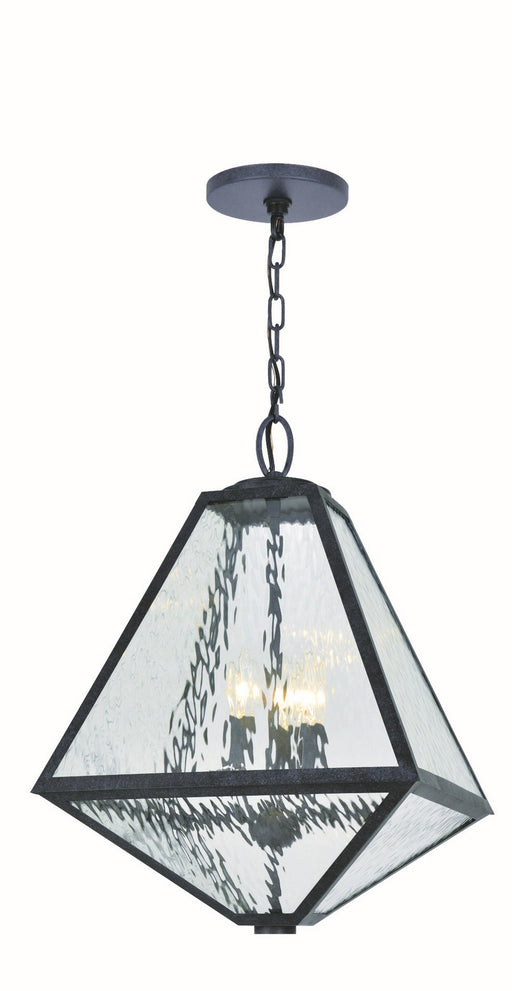 Crystorama GLA-9705-WT-BC Glacier Three Light Outdoor Chandelier Black Charcoal Main Image.jpg