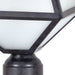 Crystorama GLA-9707-OP-BC Glacier One Light Outdoor Post Mount Black Charcoal Alternate Image 2.jpg