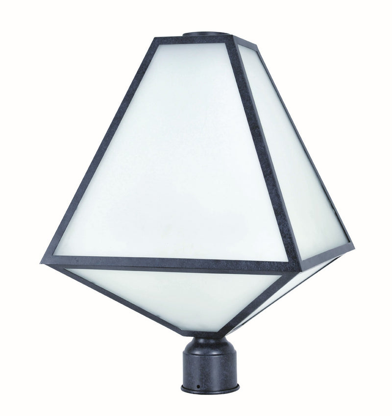 Crystorama GLA-9709-OP-BC Glacier Three Light Outdoor Post Mount Black Charcoal Main Image.jpg