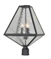 Crystorama GLA-9709-WT-BC Glacier Three Light Outdoor Post Mount Black Charcoal Main Image.jpg