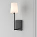 Crystorama LEN-251-BF Lena One Light Wall Sconce Black Forged Alternate Image 4.jpg