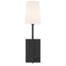 Crystorama LEN-251-BF Lena One Light Wall Sconce Black Forged Main Image.jpg