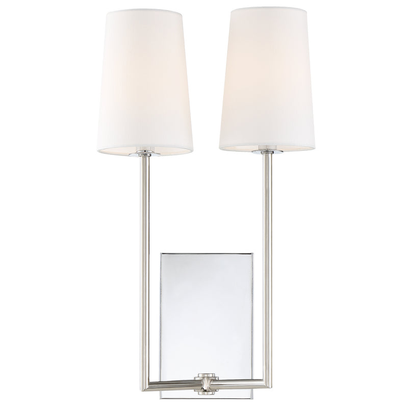 Crystorama LEN-252-CH Lena Two Light Wall Sconce Polished Chrome Main Image.jpg