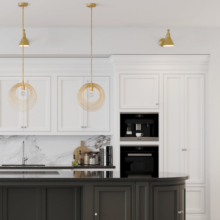 Crystorama MOR-8800-AG Morgan One Light Wall Sconce Aged Brass Alternate Image 2.jpg