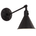 Crystorama MOR-8800-MK Morgan One Light Wall Sconce Matte Black Main Image.jpg