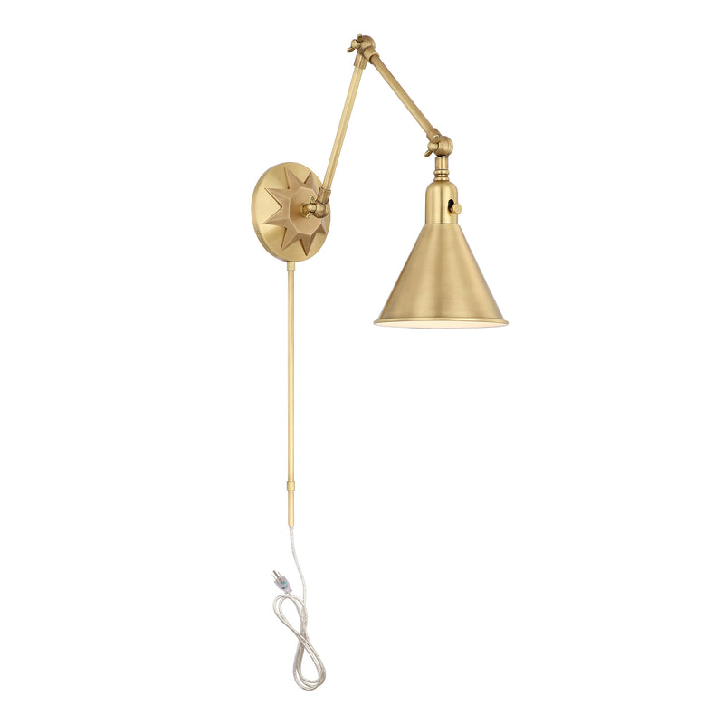 Crystorama MOR-8801-AG Morgan One Light Wall Sconce Aged Brass Alternate Image.jpg