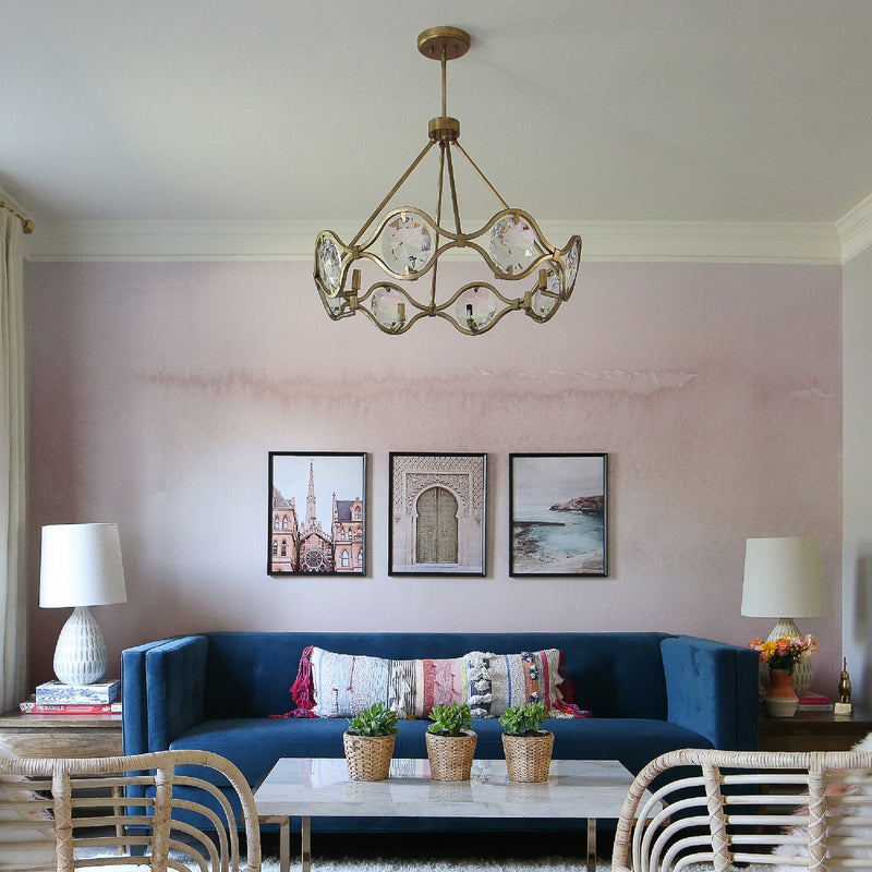Crystorama QUI-7628-DT Quincy Eight Light Chandelier Distressed Twilight Alternate Image 4.jpg