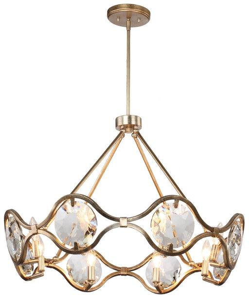 Crystorama QUI-7628-DT Quincy Eight Light Chandelier Distressed Twilight Main Image.jpg
