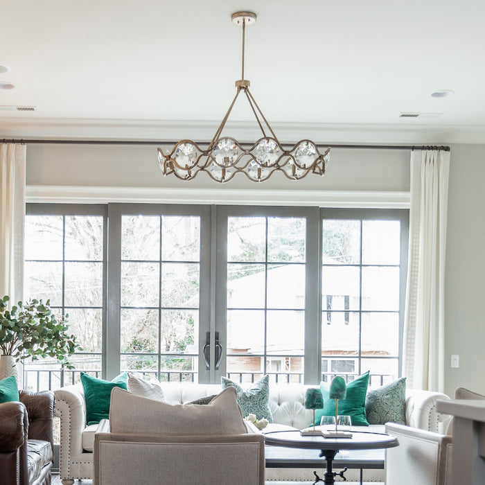 Crystorama QUI-7629-DT Quincy Ten Light Chandelier Distressed Twilight Alternate Image 4.jpg