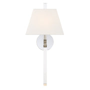 Crystorama REN-261-PN Renee One Light Wall Sconce Polished Nickel Main Image.jpg