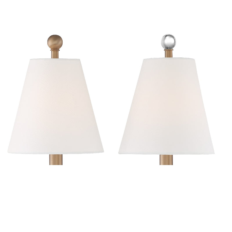 Crystorama RIV-382-AG Riverdale One Light Wall Sconce Aged Brass Alternate Image 2.jpg