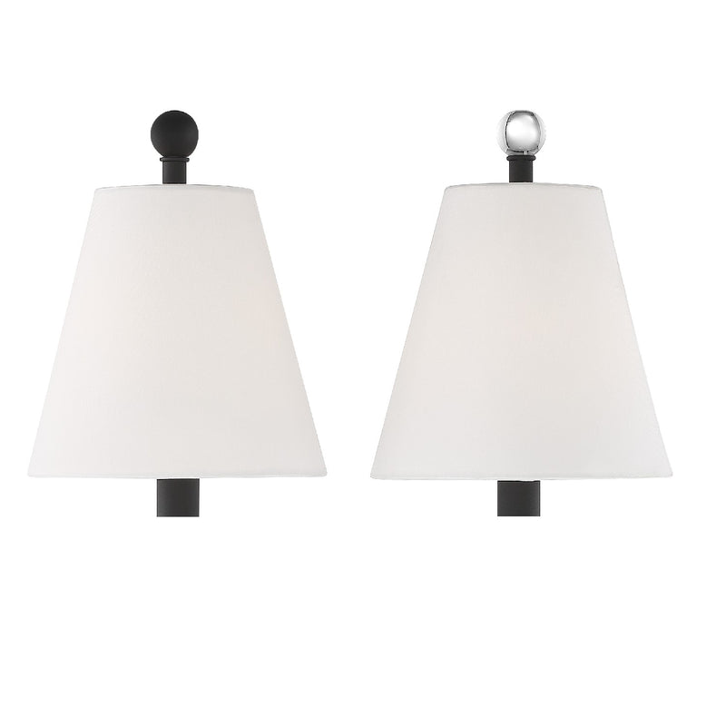 Crystorama RIV-382-BF Riverdale One Light Wall Sconce Black Forged Alternate Image 2.jpg
