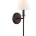 Crystorama RIV-382-DB Riverdale One Light Wall Sconce Dark Bronze Alternate Image 2.jpg