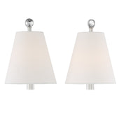 Crystorama RIV-382-PN Riverdale One Light Wall Sconce Polished Nickel Alternate Image 2.jpg