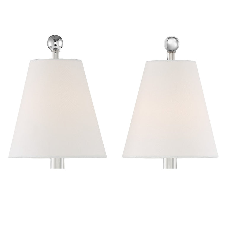 Crystorama RIV-382-PN Riverdale One Light Wall Sconce Polished Nickel Alternate Image 2.jpg