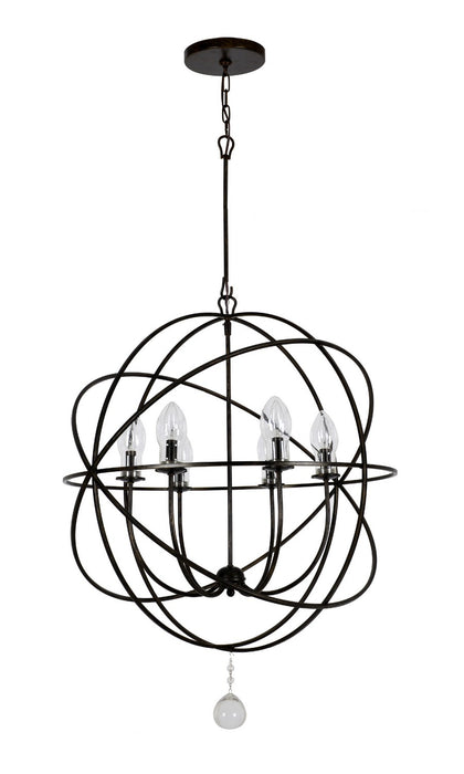 Crystorama SOL-9328-EB Solaris Six Light Outdoor Chandelier English Bronze Main Image.jpg