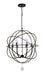 Crystorama SOL-9328-EB Solaris Six Light Outdoor Chandelier English Bronze Main Image.jpg