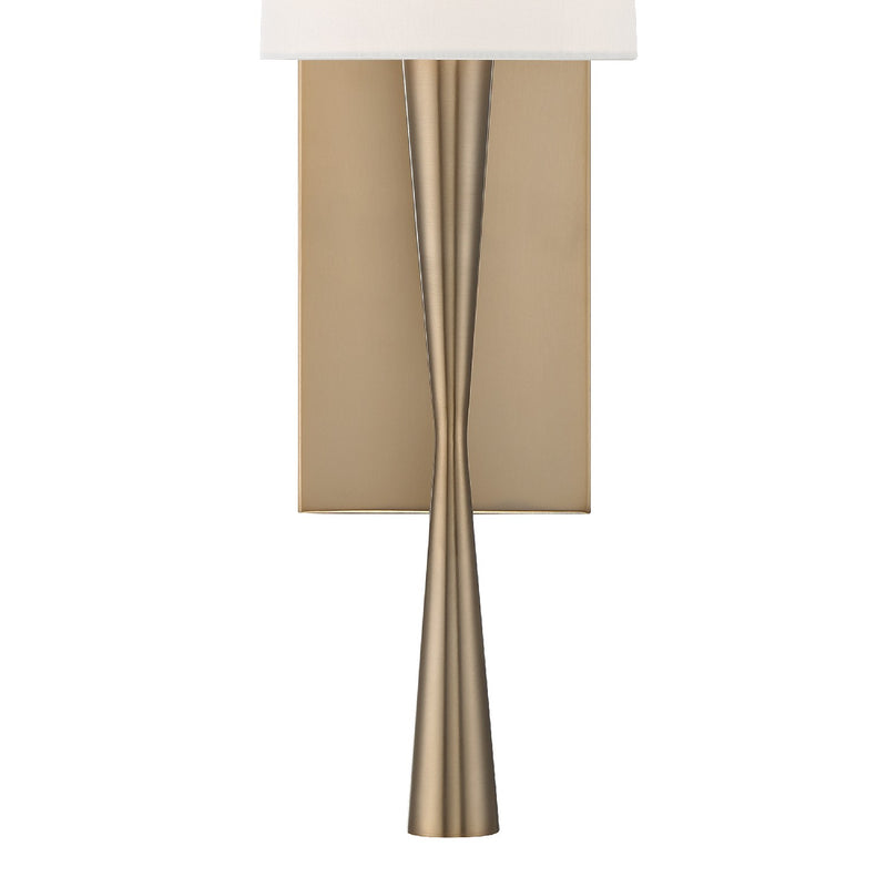 Crystorama TRE-221-AG Trenton One Light Wall Sconce Aged Brass Alternate Image.jpg