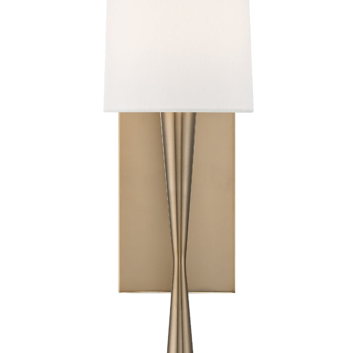 Crystorama TRE-221-AG Trenton One Light Wall Sconce Aged Brass Alternate Image 2.jpg