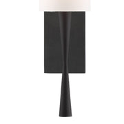 Crystorama TRE-221-BF Trenton One Light Wall Sconce Black Forged Alternate Image.jpg