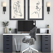 Crystorama TRE-221-BF Trenton One Light Wall Sconce Black Forged Alternate Image 4.jpg