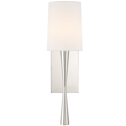 Crystorama TRE-221-PN Trenton One Light Wall Sconce Polished Nickel Main Image.jpg